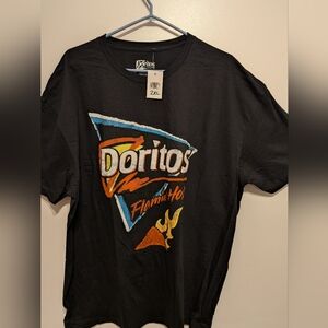 Black Graphic Tee - Flamin' Hot Logo